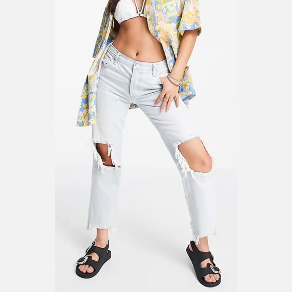 We The Free by Free People Maggie Mid Rise Jeans Size 25 - 41477 - Picture 2 of 14